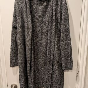 Karen Scott Women's Salt & Pepper Cardigan XXL